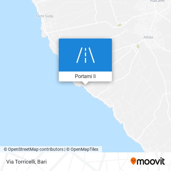 Mappa Via Torricelli