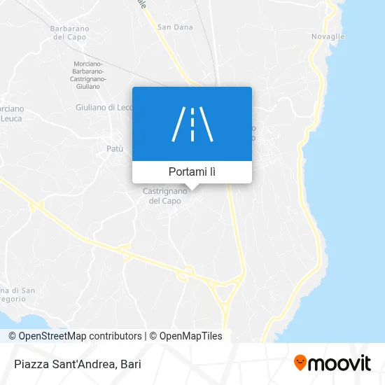 Mappa Piazza Sant'Andrea