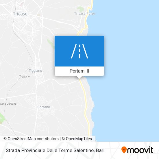 Mappa Strada Provinciale Delle Terme Salentine