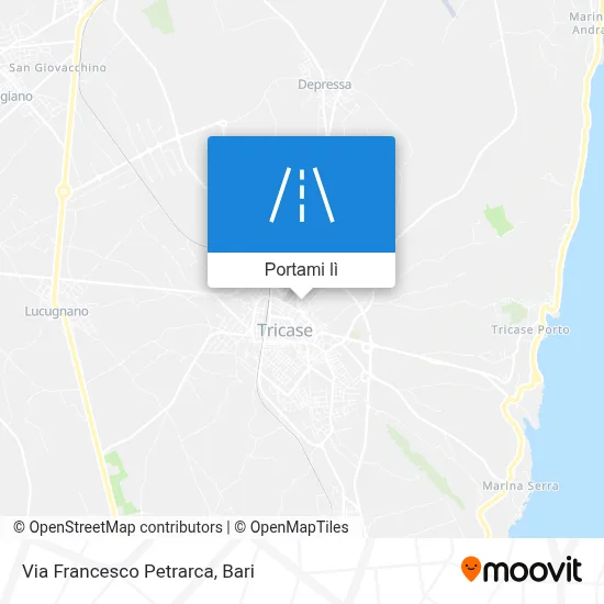 Mappa Via Francesco Petrarca