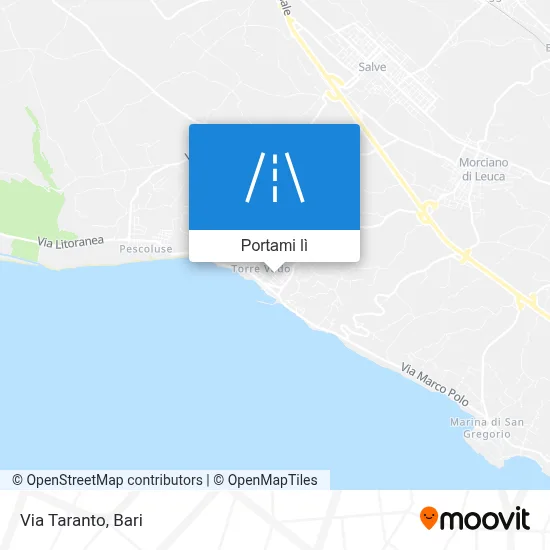 Mappa Via Taranto