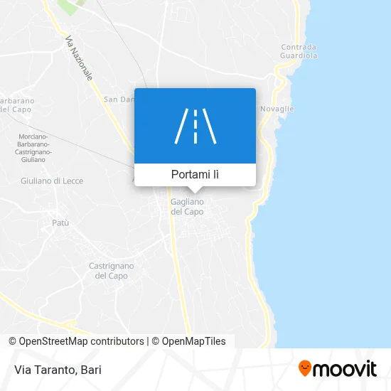 Mappa Via Taranto