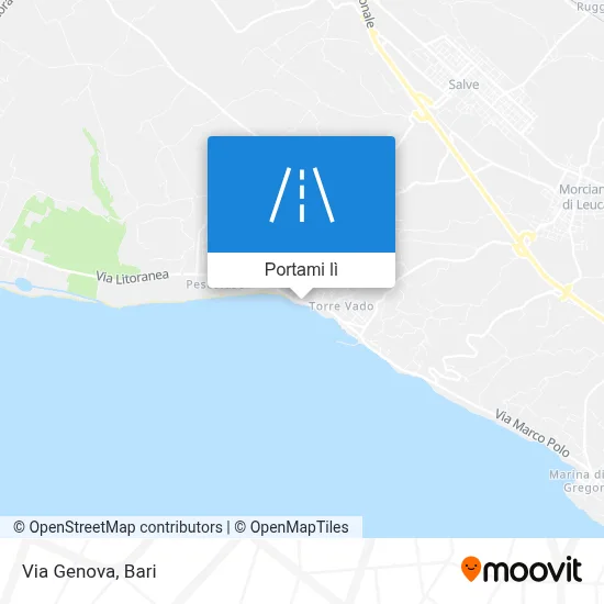 Mappa Via Genova