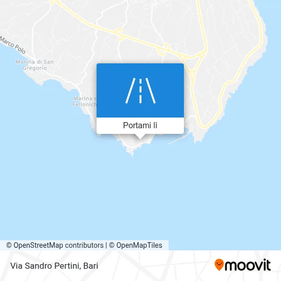 Mappa Via Sandro Pertini