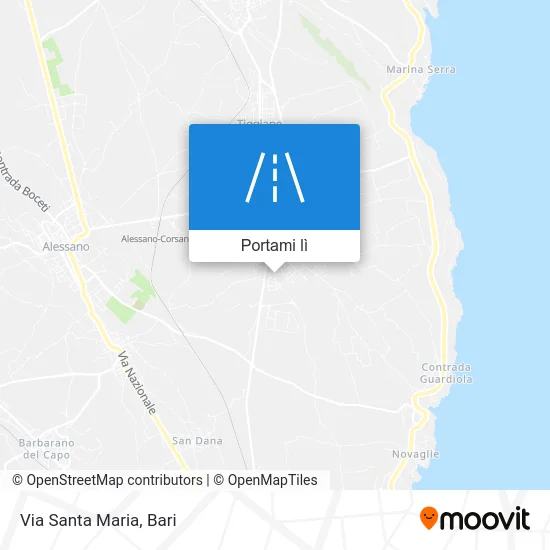 Mappa Via Santa Maria