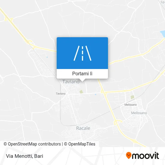 Mappa Via Menotti