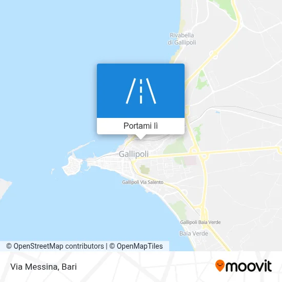 Mappa Via Messina