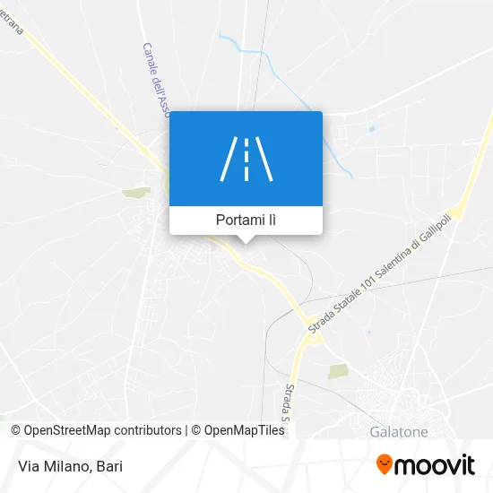 Mappa Via Milano