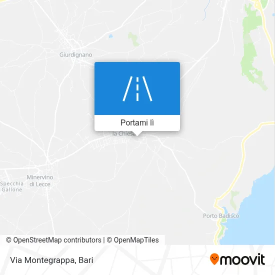 Mappa Via Montegrappa