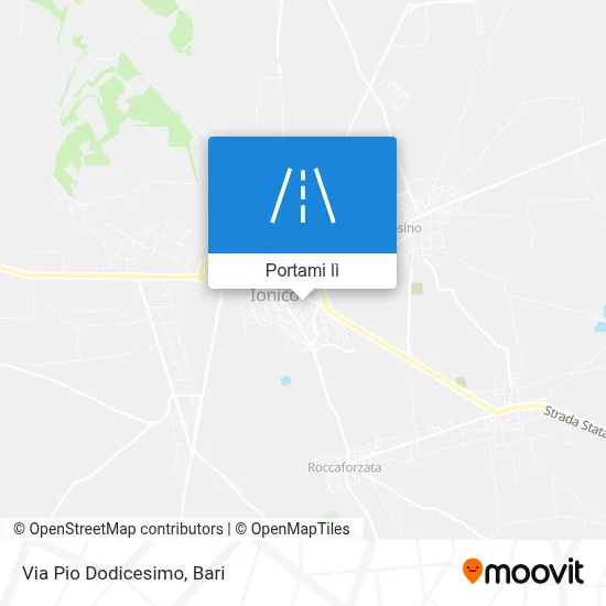 Mappa Via Pio Dodicesimo