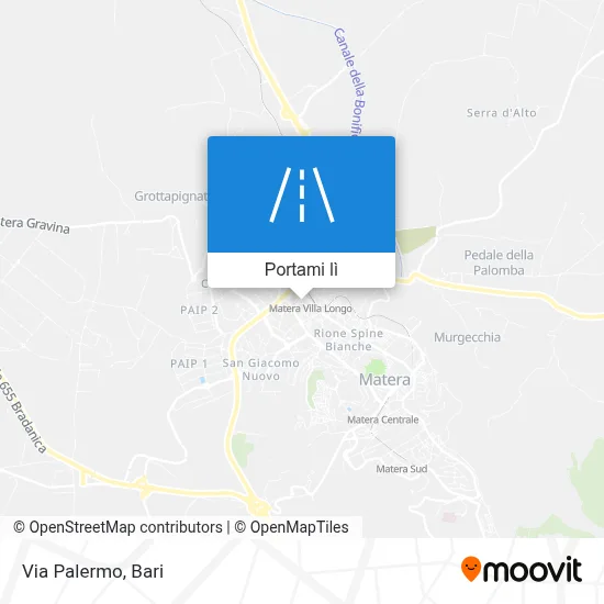 Mappa Via Palermo