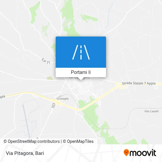 Mappa Via Pitagora