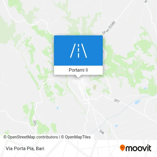Mappa Via Porta Pia