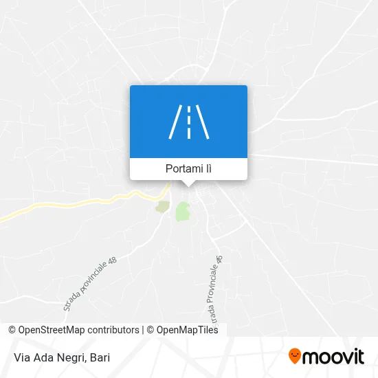 Mappa Via Ada Negri