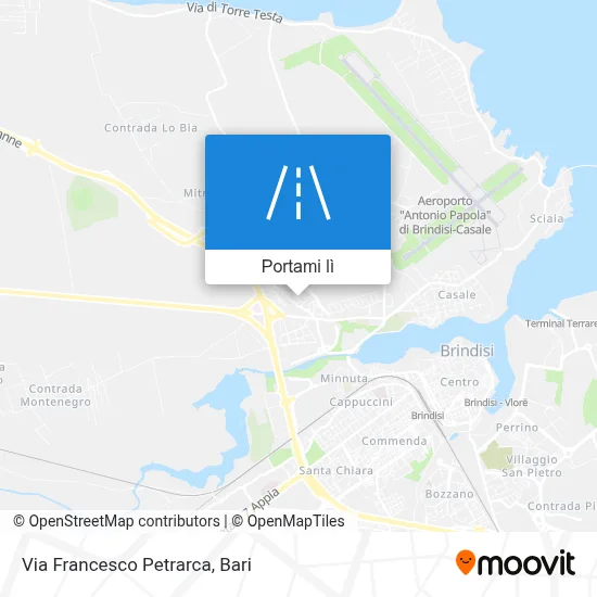 Mappa Via Francesco Petrarca