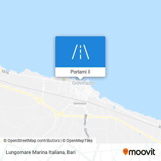 Mappa Lungomare Marina Italiana