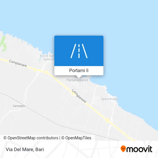 Mappa Via Del Mare