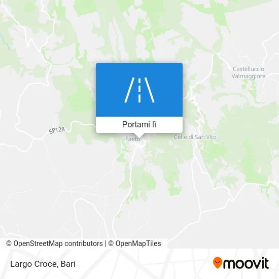 Mappa Largo Croce