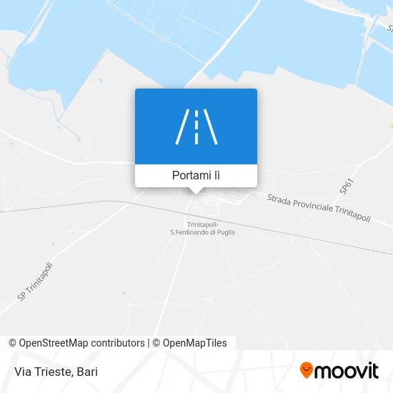 Mappa Via Trieste