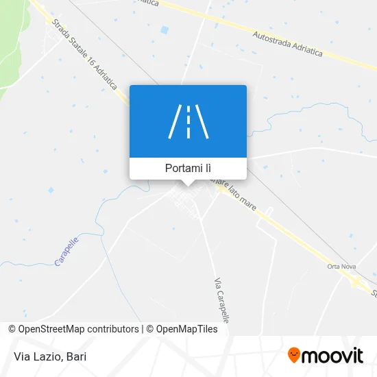 Mappa Via Lazio