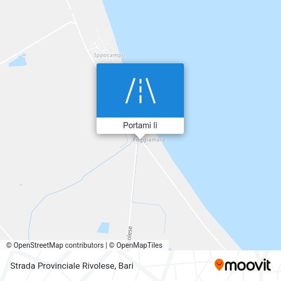 Mappa Strada Provinciale Rivolese