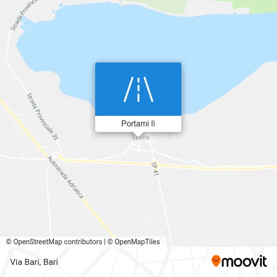 Mappa Via Bari