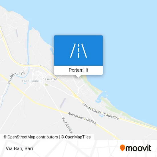 Mappa Via Bari