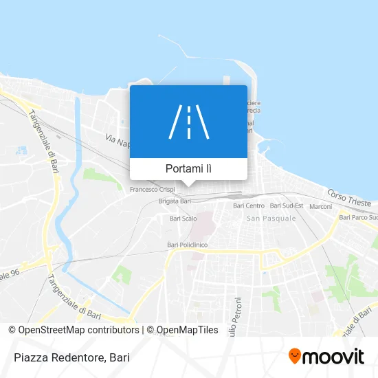 Mappa Piazza Redentore