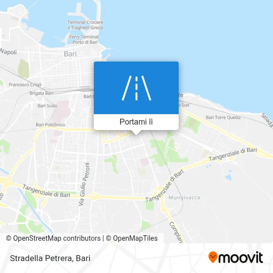 Mappa Stradella Petrera