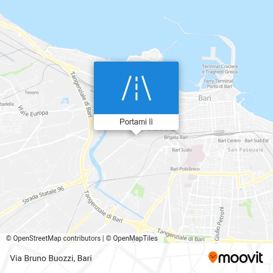 Mappa Via Bruno Buozzi