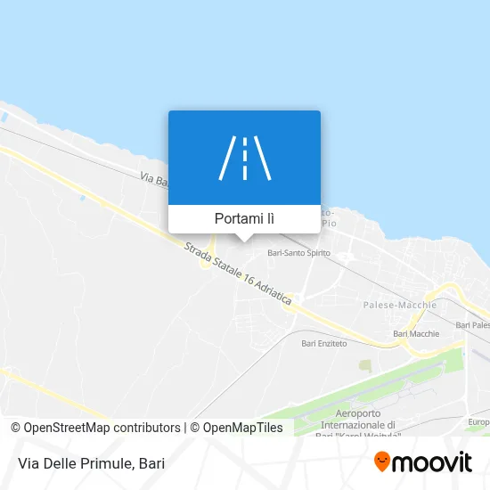 Mappa Via Delle Primule