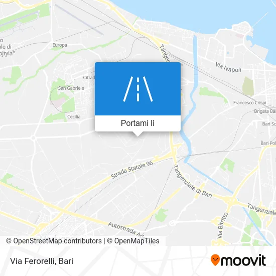 Mappa Via Ferorelli