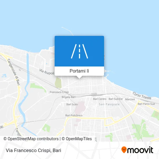 Mappa Via Francesco Crispi