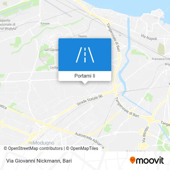 Mappa Via Giovanni Nickmann