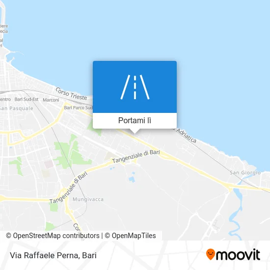 Mappa Via Raffaele Perna