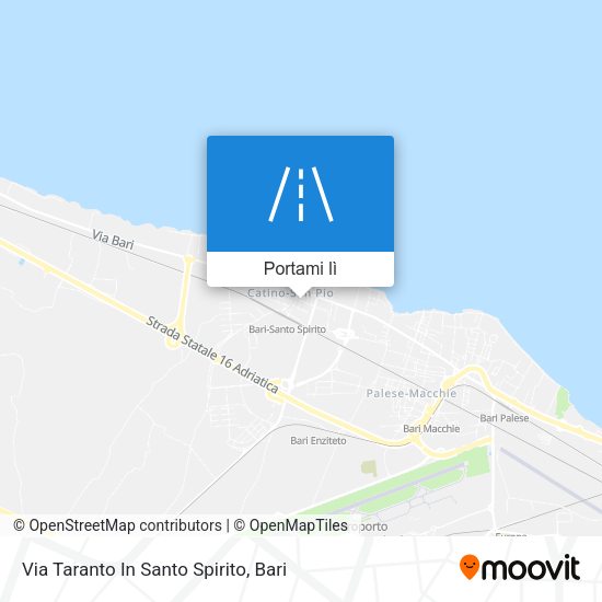 Mappa Via Taranto In Santo Spirito