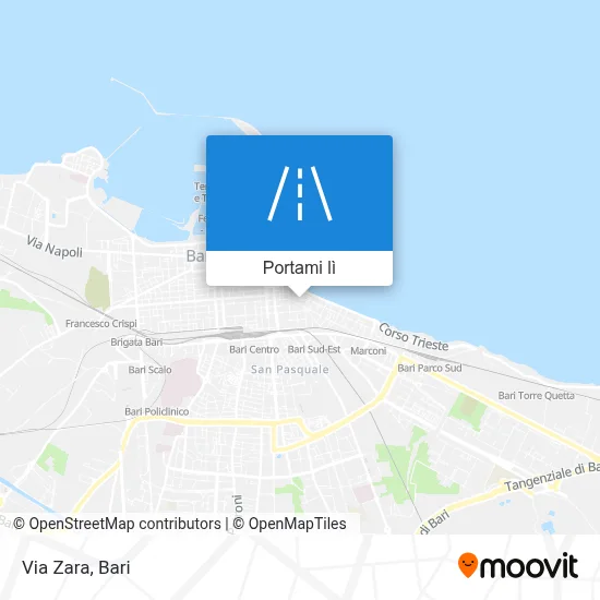 Mappa Via Zara