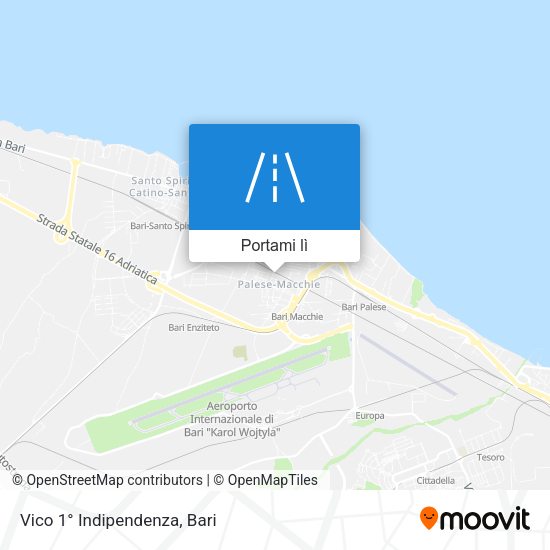 Mappa Vico 1° Indipendenza