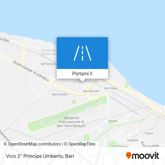 Mappa Vico 2° Principe Umberto