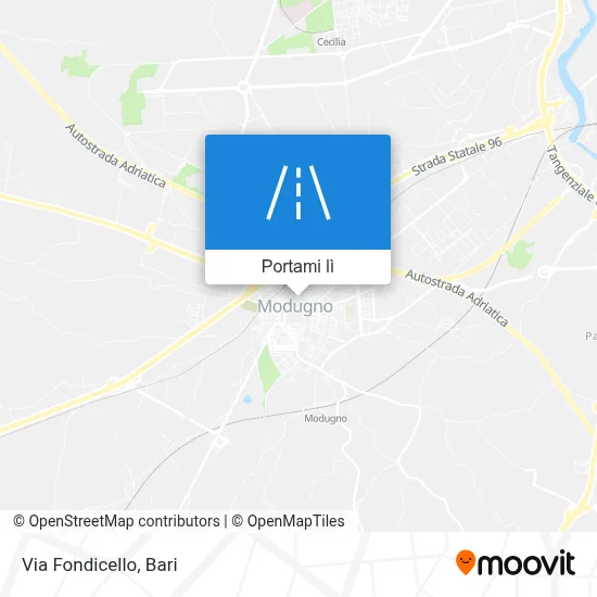 Mappa Via Fondicello