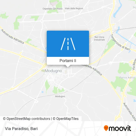 Mappa Via Paradiso