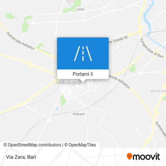 Mappa Via Zara