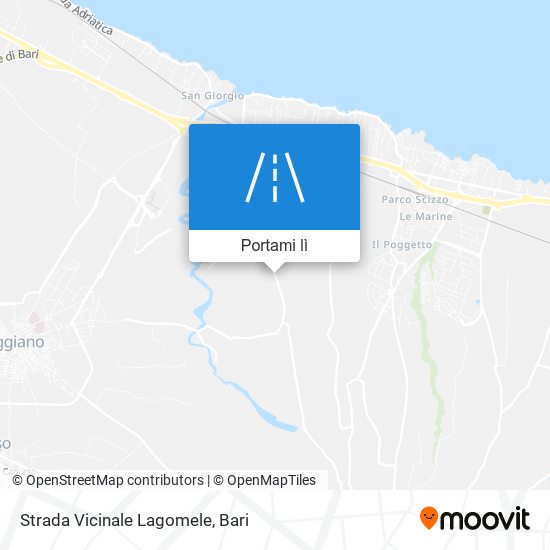 Mappa Strada Vicinale Lagomele