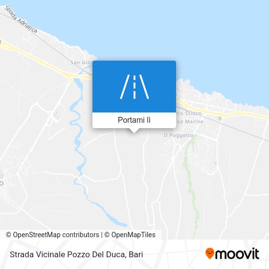 Mappa Strada Vicinale Pozzo Del Duca
