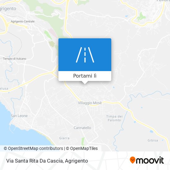 Mappa Via Santa Rita Da Cascia