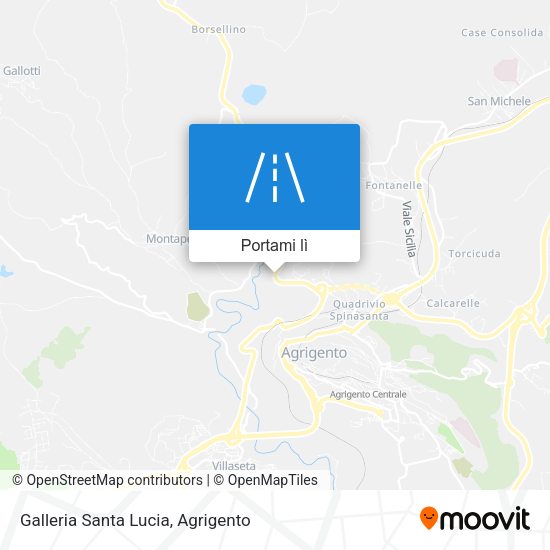Mappa Galleria Santa Lucia
