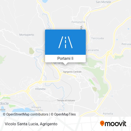 Mappa Vicolo Santa Lucia