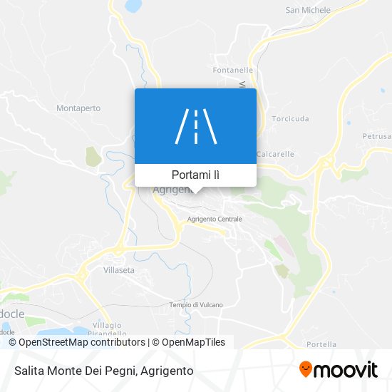 Mappa Salita Monte Dei Pegni