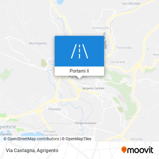 Mappa Via Castagna