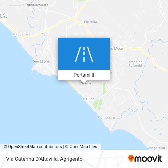 Mappa Via Caterina D'Altavilla